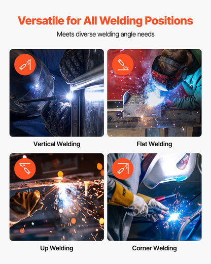 Flux Core MIG Welding Wire, E71T-11 0.9mm 4.5kg, Gasless Mild Steel Welding Wire with Low Spatter for All Position Arc Welding, Self-Shielded for Outdoor Use