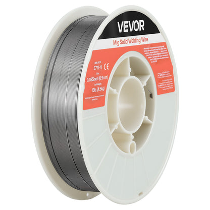Flux Core MIG Welding Wire, E71T-11 0.9mm 4.5kg, Gasless Mild Steel Welding Wire with Low Spatter for All Position Arc Welding, Self-Shielded for Outdoor Use