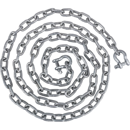 VEVOR Anchor Chain, 10\' x 5/16\" Galvanized Steel Chain, 3/8\" Anchor Chain Shackle,