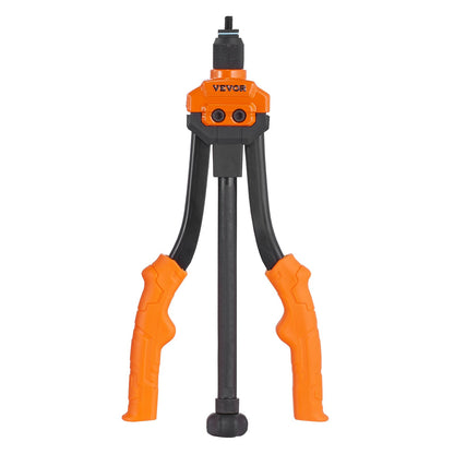 Rivet Nut Tool, 14 in Rivnut Tool Kit with 7 PCS Metric and SAE Mandrels, 70 PCS Assorted Rivet Nuts, 10-24, 1/4-20, M6, 5/16-18, M8, 3/8-16, M10, With Rugged Carrying Case, for DIY, Repairs