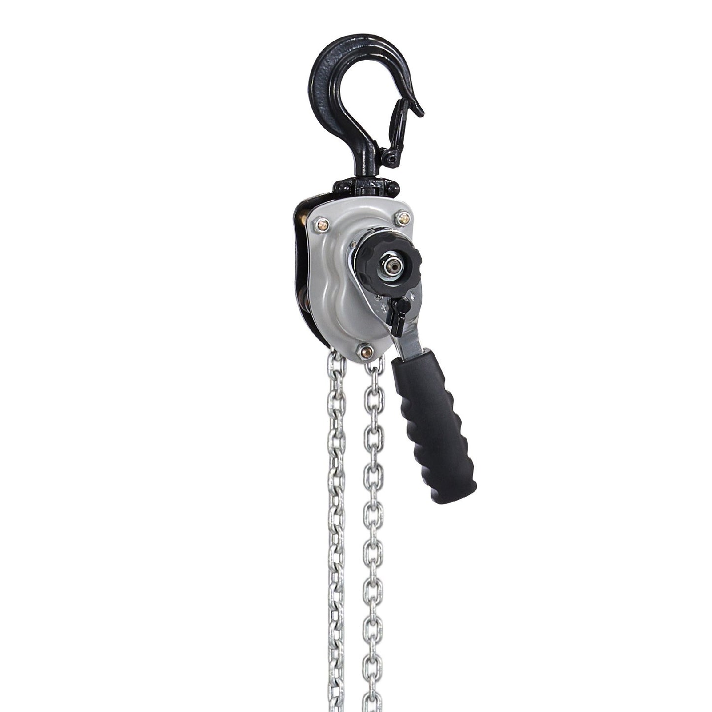 Manual Lever Chain Hoist, 1/4T 250KG Capacity Heavy Duty Come Along, 3M Lift G80 Alloy Steel Chain With Dual Pawl Mechanical Brake, 360° Rotating Hooks, for Warehouse Construction Garage