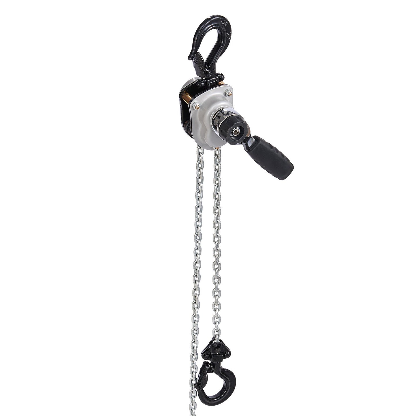 Manual Lever Chain Hoist, 1/4T 250KG Capacity Heavy Duty Come Along, 3M Lift G80 Alloy Steel Chain With Dual Pawl Mechanical Brake, 360° Rotating Hooks, for Warehouse Construction Garage