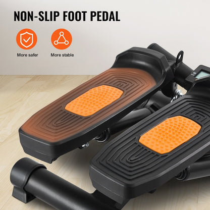 Compact Mini Stepper with Resistance Bands for Home Fitness - 150kg Capacity