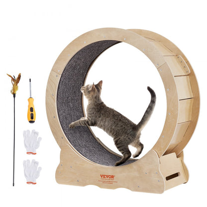 Cat Exercise Wheel Large Cat Treadmill Wheel for Indoor Cats 29.5 inch