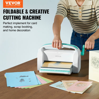 Manual Die Cutting & Embossing Machine, 0.23m Opening for Crafts & Scrapbooking