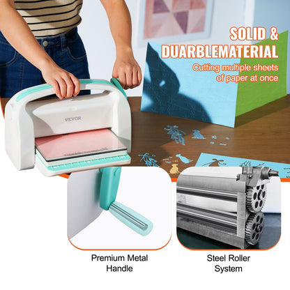 Manual Die Cutting & Embossing Machine, 0.23m Opening for Crafts & Scrapbooking