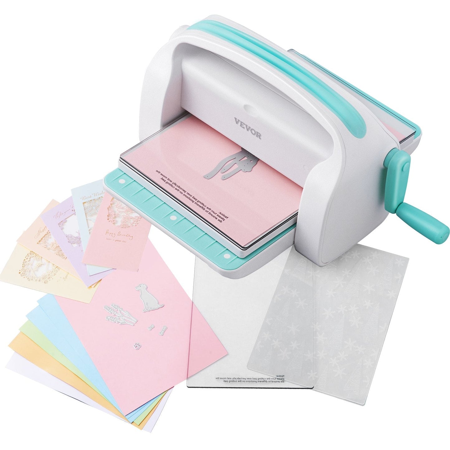 Manual Die Cutting & Embossing Machine, 0.23m Opening for Crafts & Scrapbooking