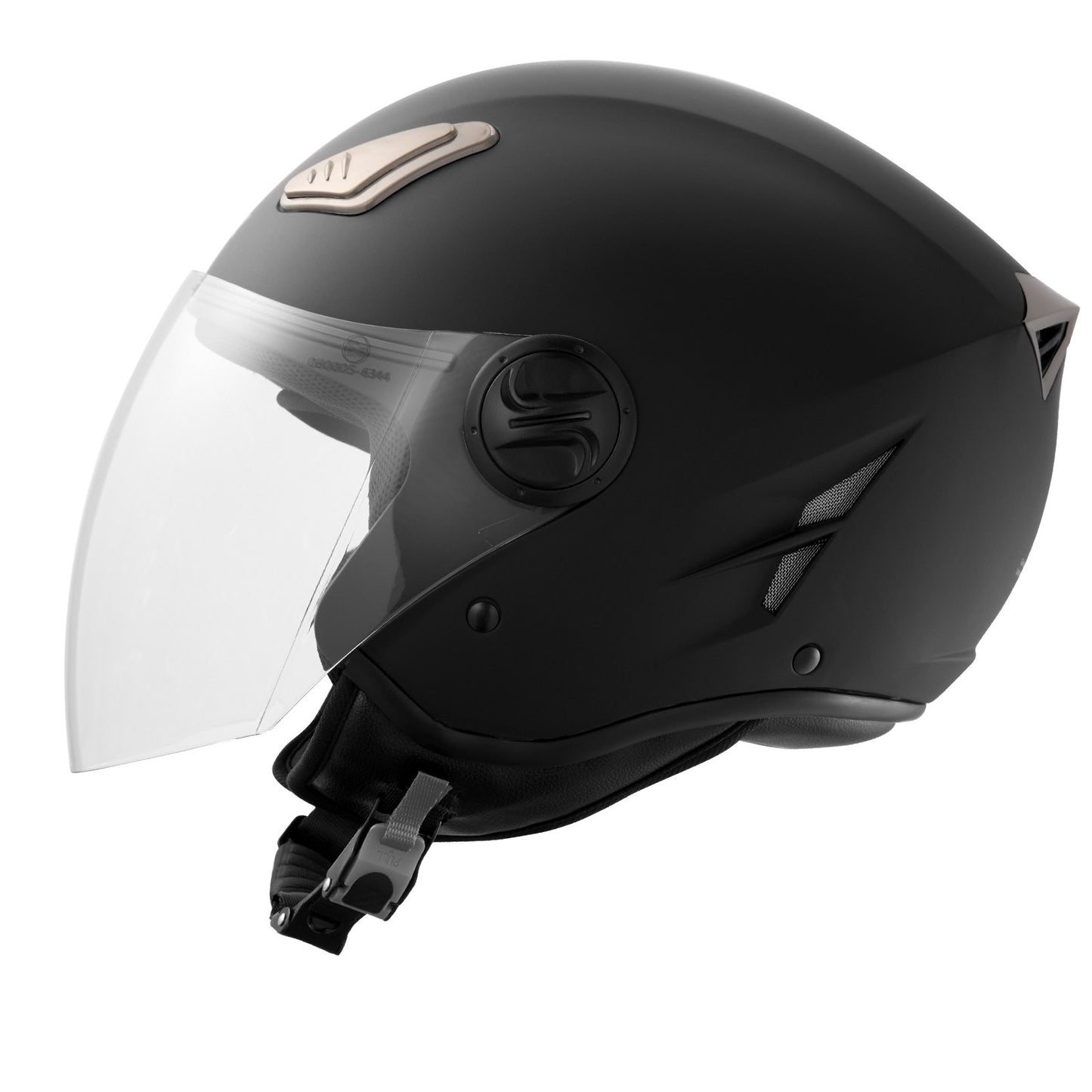 Motorcycle Helmet, 3/4-Face, Smart Street ABS & High Density Helmet with Bluetooth Communications & Interchangeable Lens, DOT Approved Comfortable Motocross Helmet, Fit for Youth & Adults