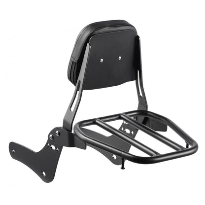 VEVOR Motorcycle Backrest Sissy Bar with Luggage Rack for Honda Rebel 2017-2022