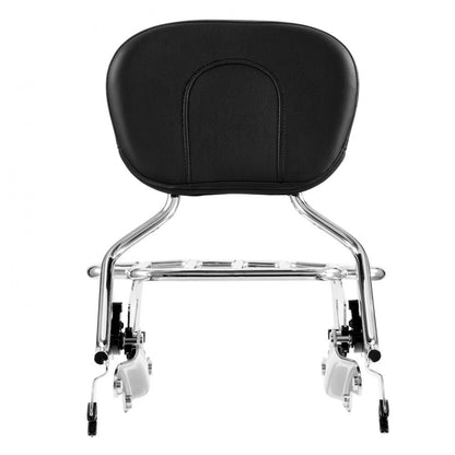 VEVOR Motorcycle Backrest Sissy Bar with Luggage Rack Harley-Davidson Touring