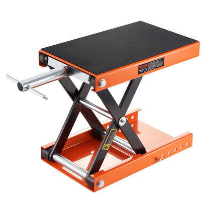 Heavy-Duty Motorcycle Scissor Lift Jack with Wide Platform, 500 kg Capacity