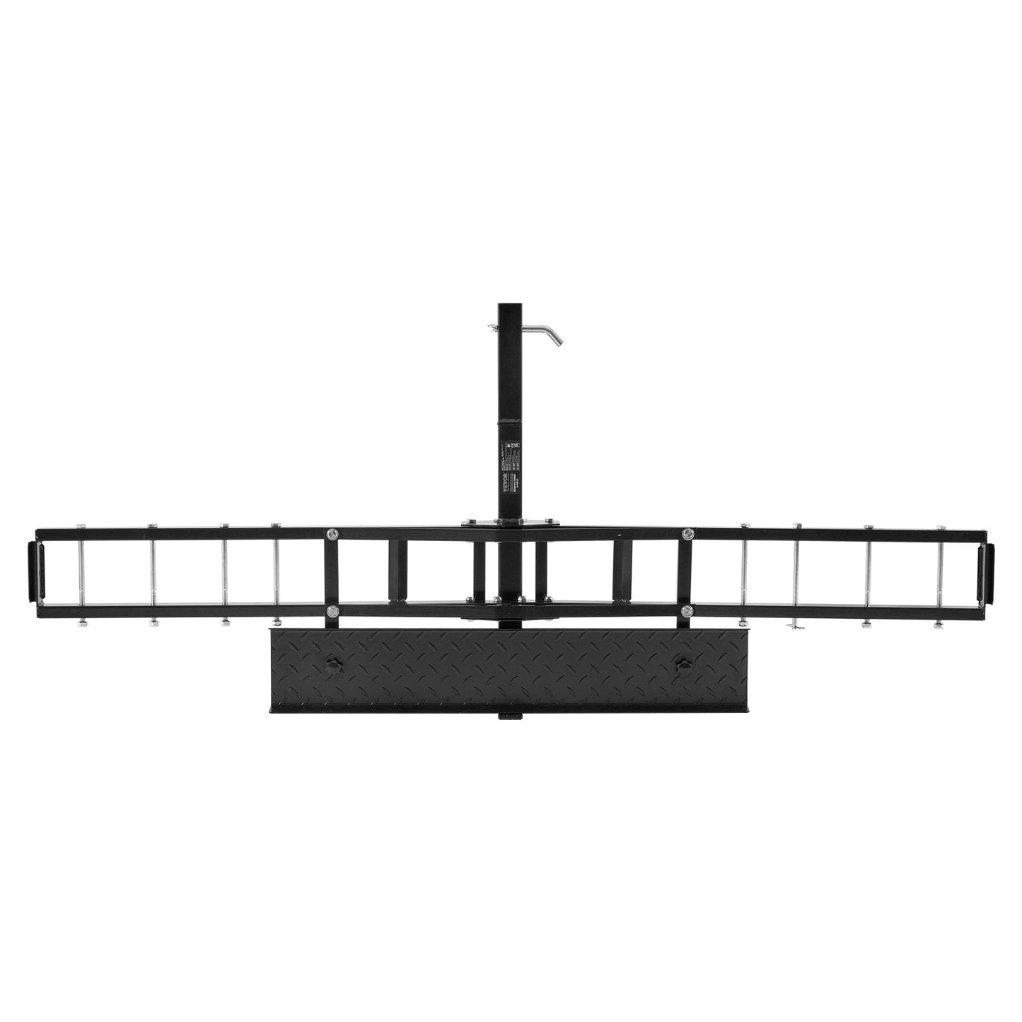 Motorcycle Carrier, 600 LBS Steel Motorcycle Carrier Hitch Mount with Loading Ramp, Scooter Dirt Bike Trailer Hauler with Ratchet Straps and Stabilizer, for Car, Truck with 2" Hitch Receiver