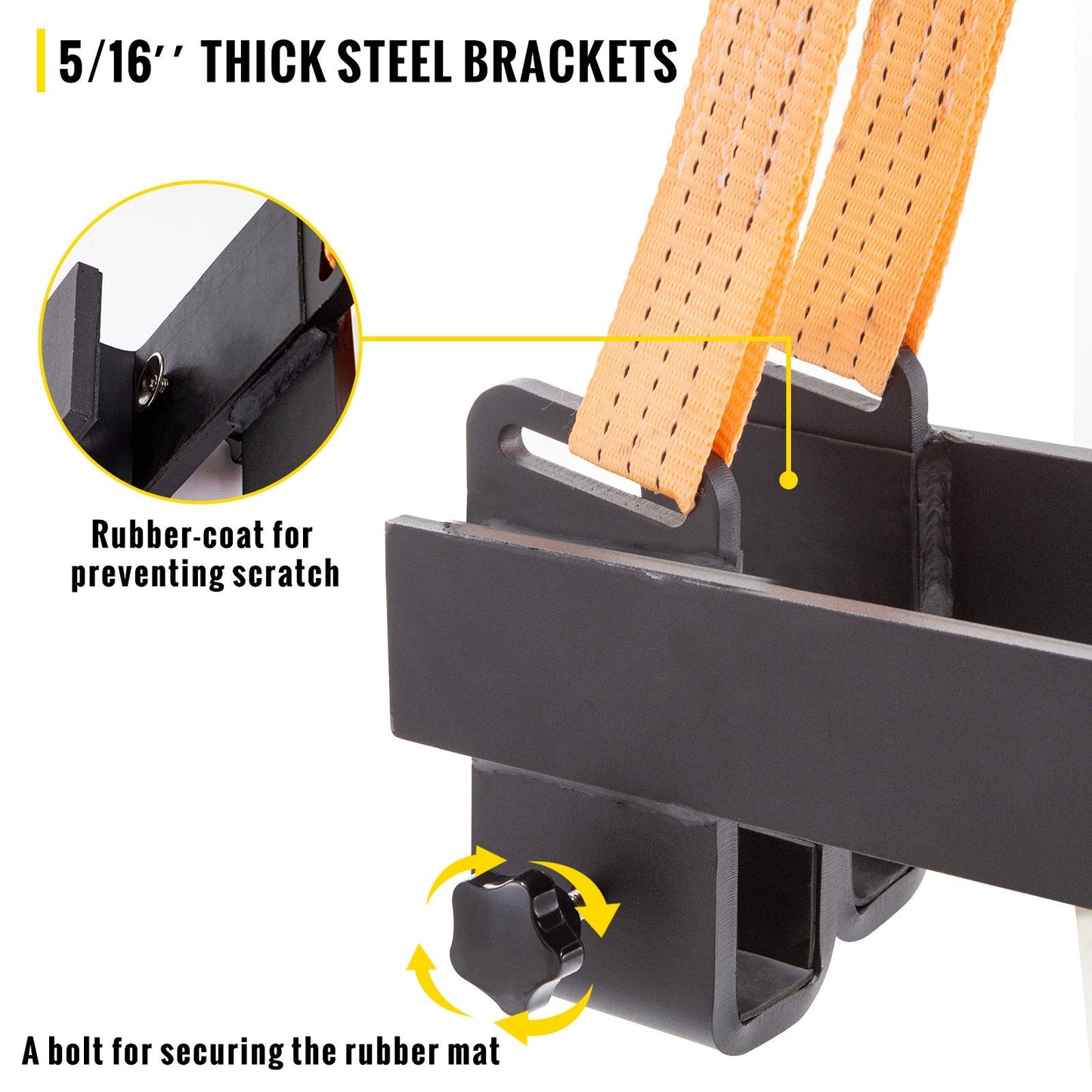 Heavy-Duty Jet Ski Lift Sling with 454 kg Capacity and Steel Brackets