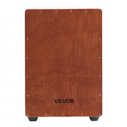 Cajon Box Drum Birchwood Percussion Instrument with Snare Wires Travel Bag