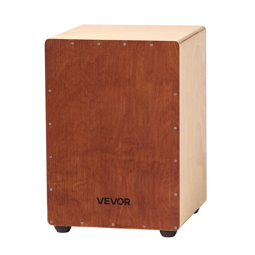 Cajon Box Drum Birchwood Percussion Instrument with Snare Wires Travel Bag