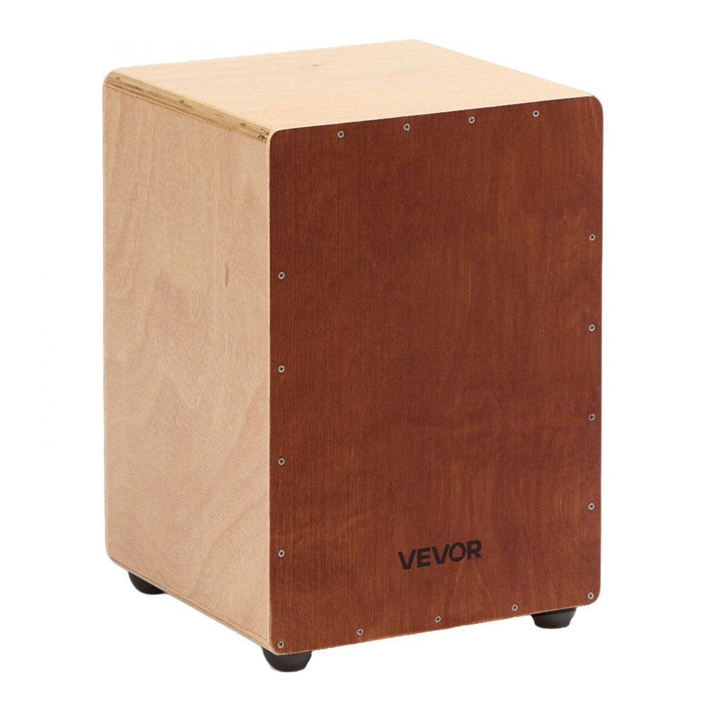 Cajon Box Drum Birchwood Percussion Instrument with Snare Wires Travel Bag