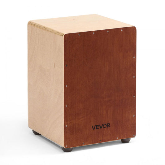 Cajon Box Drum Wooden Birchwood Percussion Instrument with Snare Wires