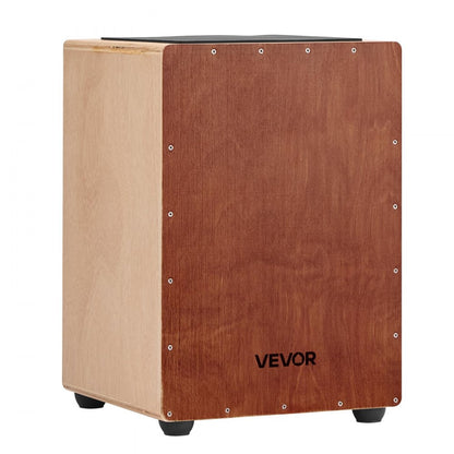 Cajon Box Drum Wooden Birchwood Percussion Instrument with Snare Wires