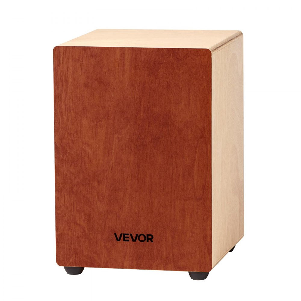 Cajon Box Drum Wooden Percussion Instrument with Guitar Strings Birch Wood