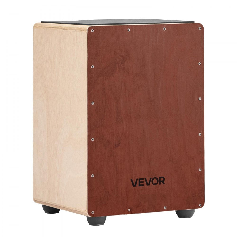 Cajon Box Drum Birch Wood Compact Percussion Instrument with Snare Wires
