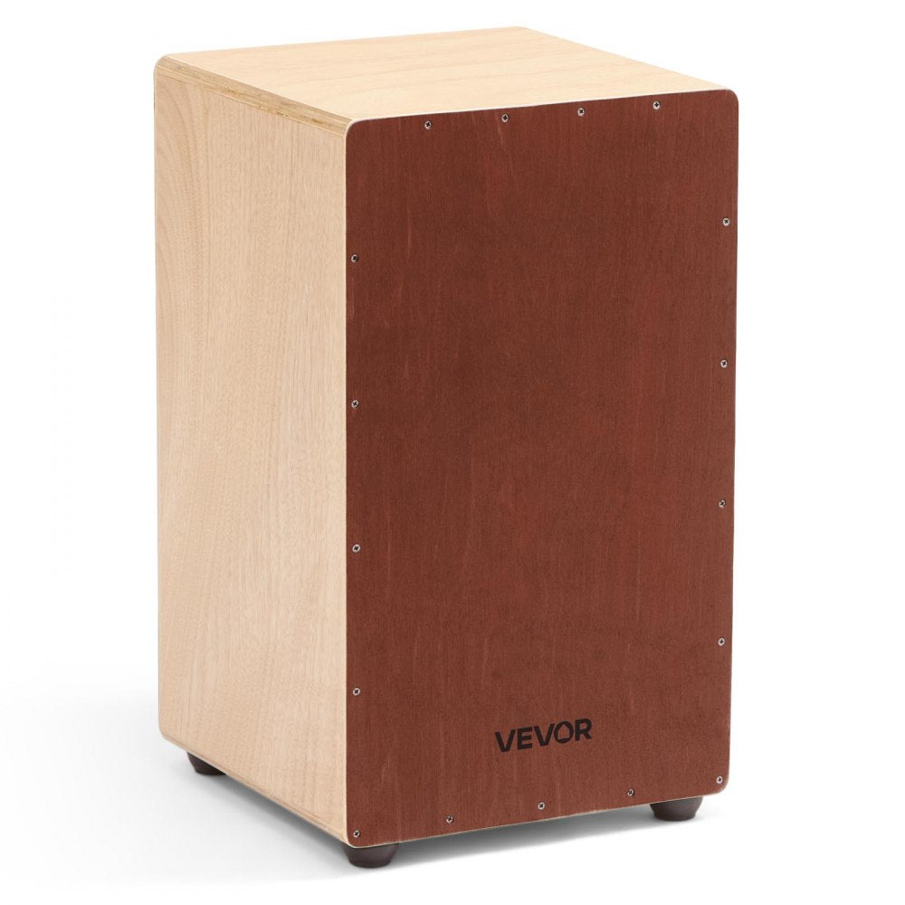 Large Cajon Box Drum Birch Wood Percussion Instrument with Snare Wires