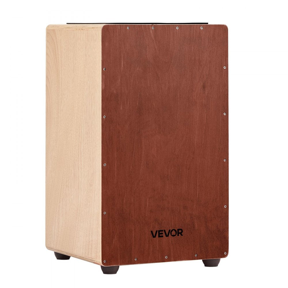 Large Cajon Box Drum Birch Wood Percussion Instrument with Snare Wires