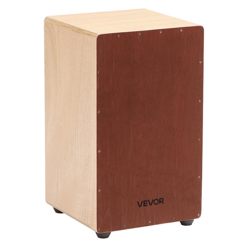 Large Cajon Box Drum Birch Wood Percussion Instrument with Snare Wires
