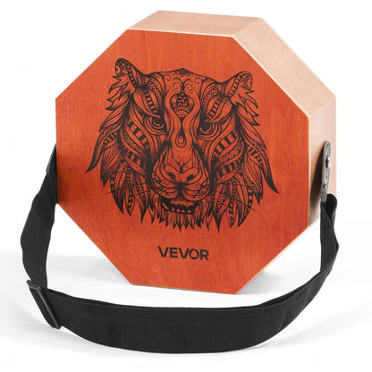 Unique Cajon Box Drum Birch Wood Percussion Instrument with Guitar Strings
