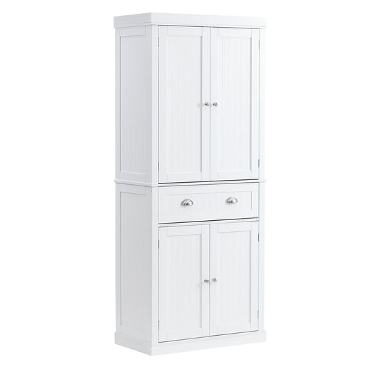 VEVOR 183 cm Kitchen Pantry Storage Cabinet, Freestanding Utility Cabinets with