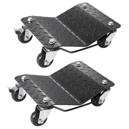 Heavy Duty Car Tire Dolly Set, 2 PCS, 1360 kg Capacity, Easy Maneuverability