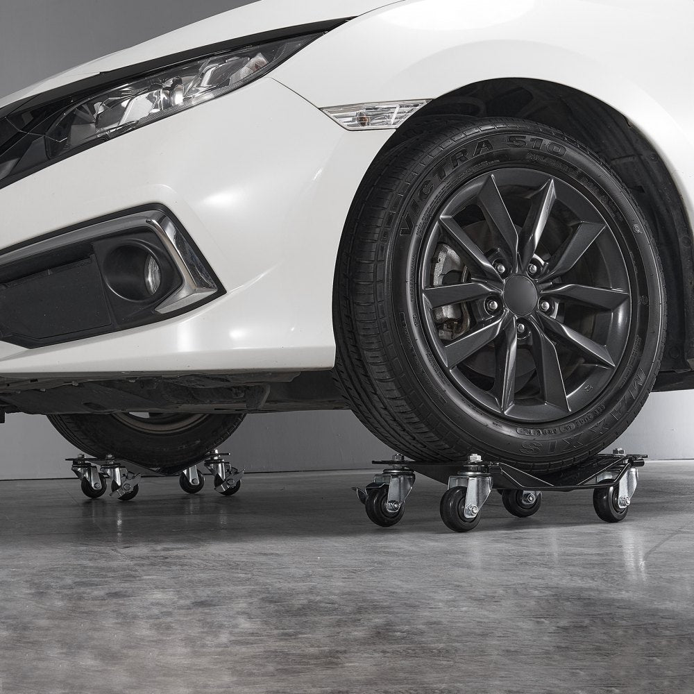 VEVOR Car Dolly Wheel Tire Dolly 4 PCS Heavy Duty Skate Auto Repair Dolly 6000LB