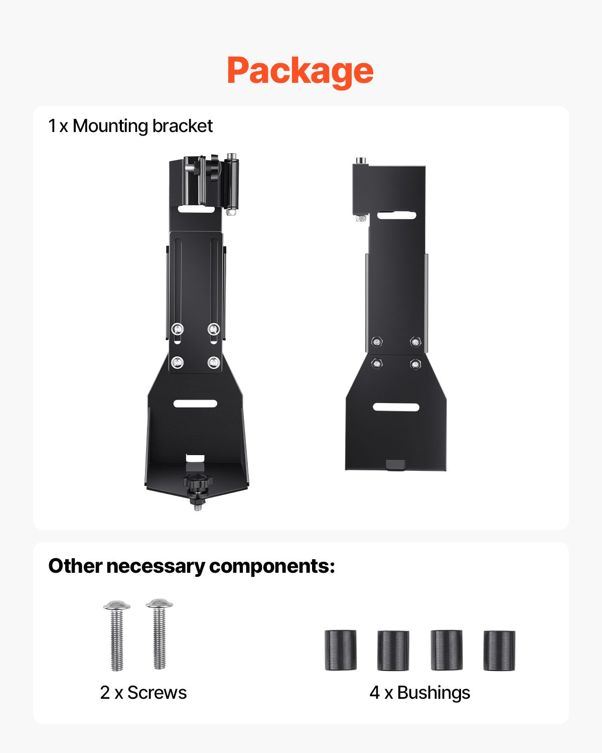 High Lift Jack Mount Bracket, Farm Jack Holder Mounting Bracket Kit, Mount Carrier for Off Road Heavy-Duty Jacks, Compatible With YJ (1986-1996), TJ (1997-2006), JK (2006-2018), JL (2018-2024)