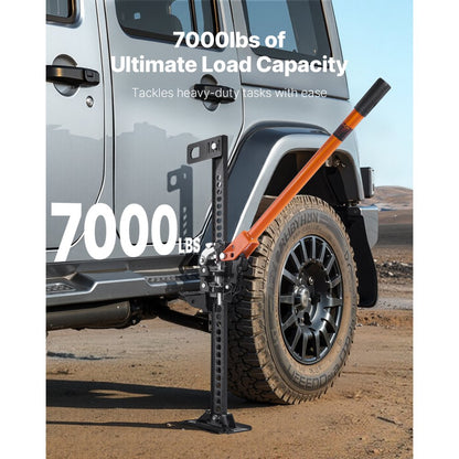 VEVOR 91.5cm Off Road Farm Jack Hoist 3.18 Ton High Lift Tractor Vehicle's Winch