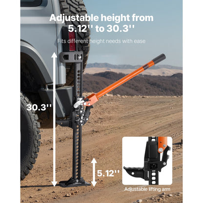 VEVOR 91.5cm Off Road Farm Jack Hoist 3.18 Ton High Lift Tractor Vehicle's Winch