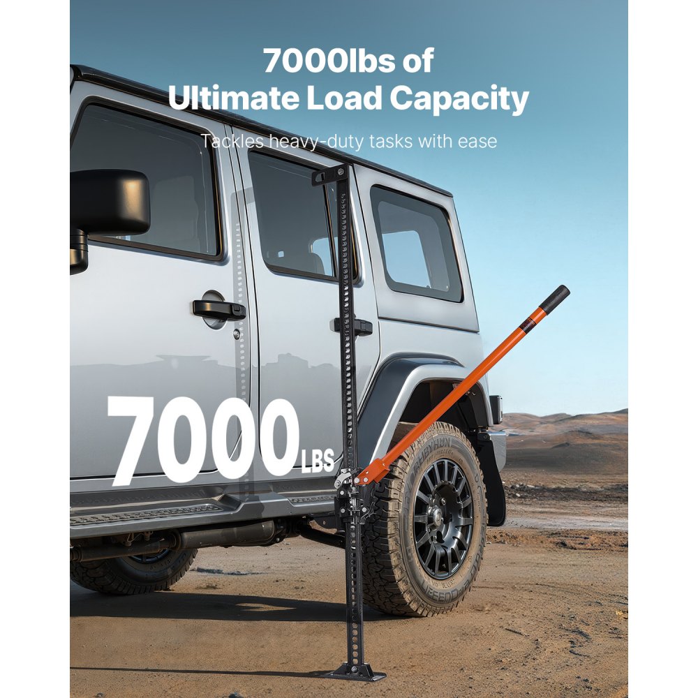 VEVOR 153cm Off Road Farm Jack Hoist 3.18 Ton High Lift Tractor Vehicle's Winch