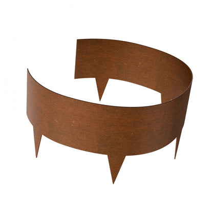 Weather-Resistant Steel Landscape Edging 6 Packs 1016 x 203.2 mm for Yard Garden