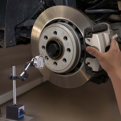 Dial Test Indicator, 0.03 mm Accuracy, 0-25.4mm Measuring Range, Easy to Read Large Dial, Professional for Internal Diameter Measurement, Runout Detection, Flatness Inspection