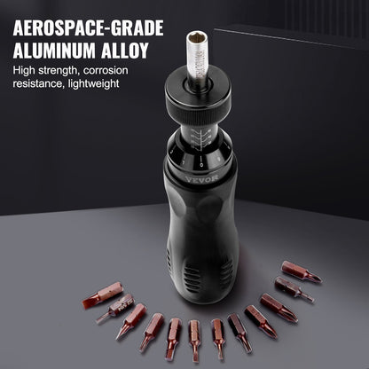 VEVOR Torque Screwdriver, 1/4" Drive Screwdriver Torque Wrench, Electrician Torque