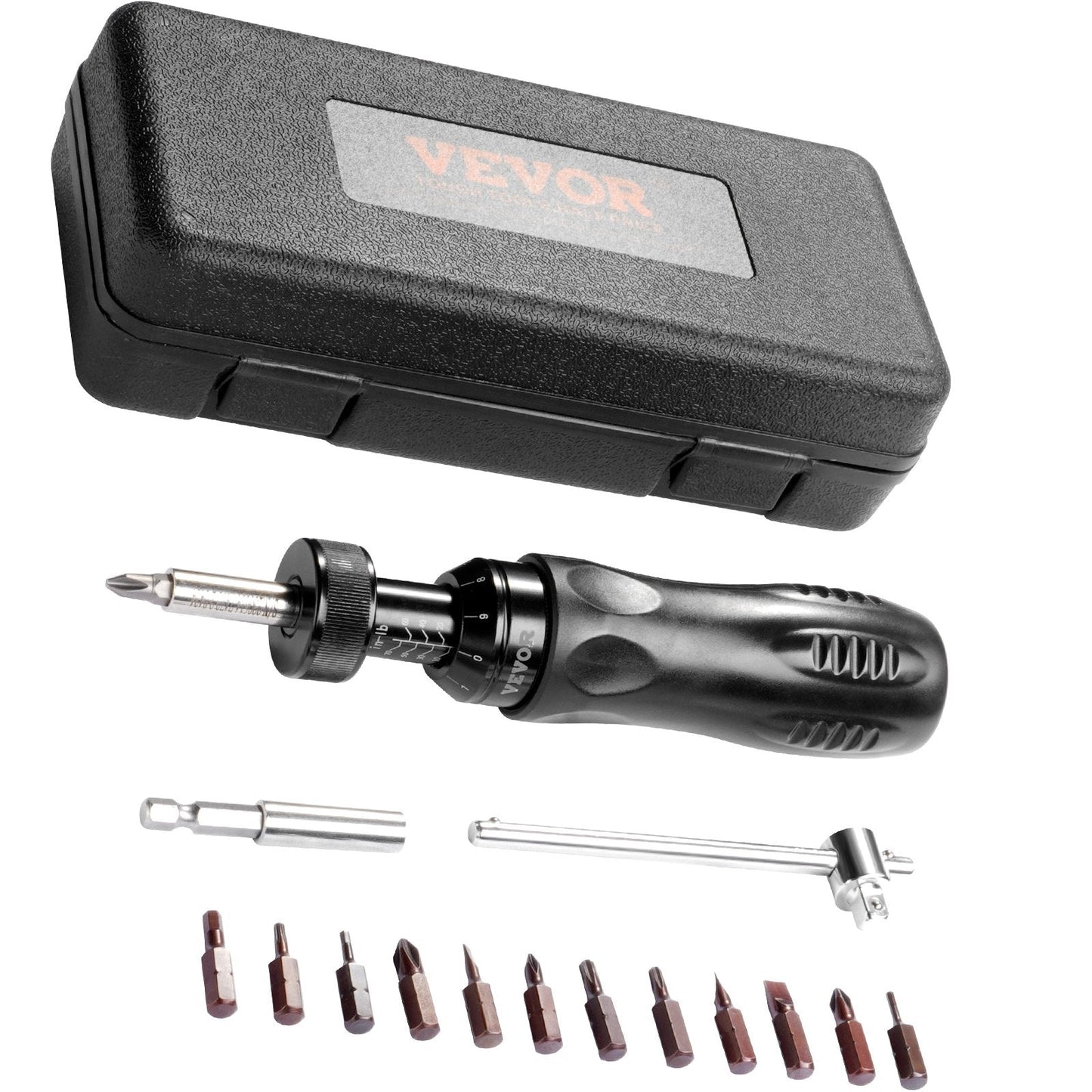 Adjustable Torque Screwdriver, 1/4" Drive with 1.13-7.91 N.m Range, 0.75 kg