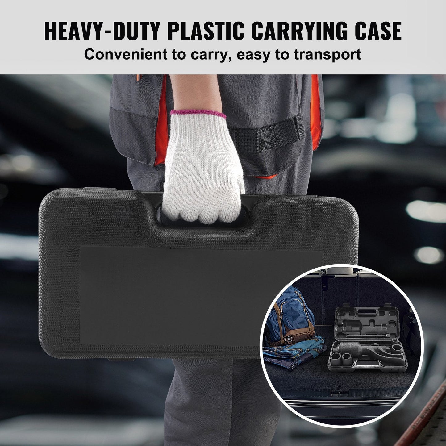 Heavy Duty 1m Drive Torque Multiplier Wrench Set with 4 Sockets & Case
