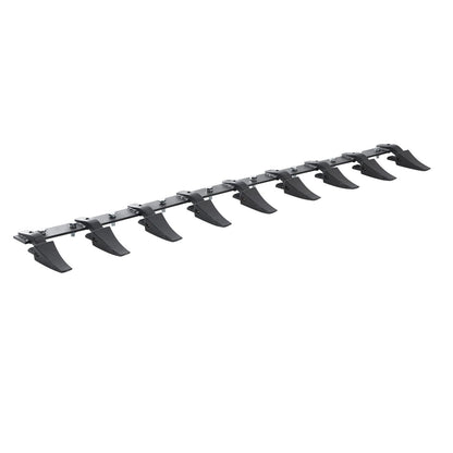 Heavy Duty 1800mm Tractor Bucket Tooth Bar, 9 Teeth, 2000 kg Capacity