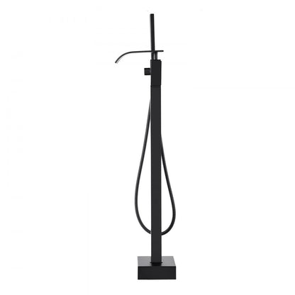 VEVOR Freestanding Bathtub Faucet, Floor Mount, Freestanding Tub Filler, Shower Mixer Taps, Two Water Modes, 360° Swivel Spout, for Bathing & Showering Pet Bathing Cleaning Drains Toilet Flushing