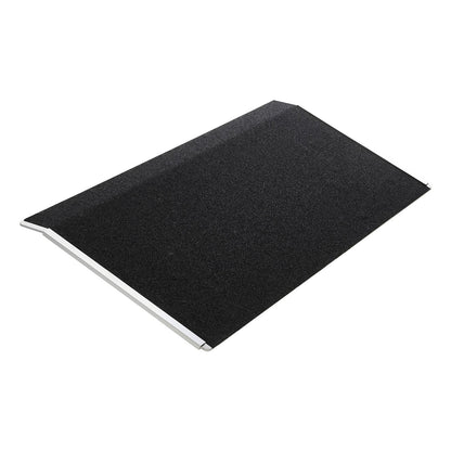 Threshold Ramp for Doorways, 810 x 390 mm, Platform Aluminum Wheelchair Ramp, Non-Slip Door Threshold Ramps, 181.4 kg Load Capacity, for Home Steps, Curbs, Wheelchairs, Walkers, Scooter, Carts