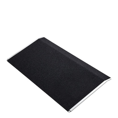 Threshold Ramp for Doorways, 810 x 390 mm, Platform Aluminum Wheelchair Ramp, Non-Slip Door Threshold Ramps, 181.4 kg Load Capacity, for Home Steps, Curbs, Wheelchairs, Walkers, Scooter, Carts