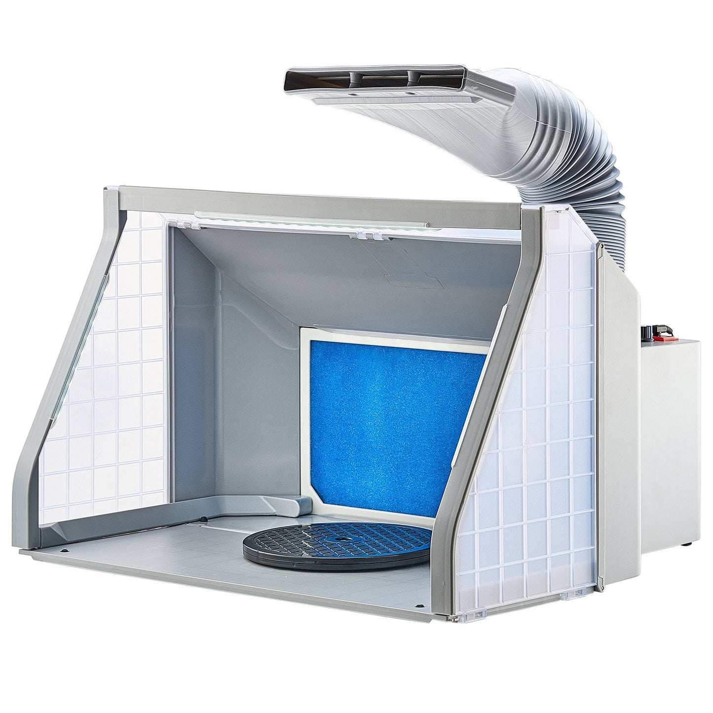 Portable Airbrush Spray Booth with Dual Fans and LED Lighting, 5.5 kg