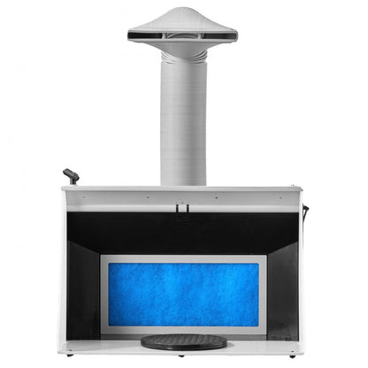 Airbrush Spray Booth, Dual Fans, 545 x 475 x 370 mm, Portable Hobby Airbrush Paint Spray Booth Kit with 3 LED Lights and