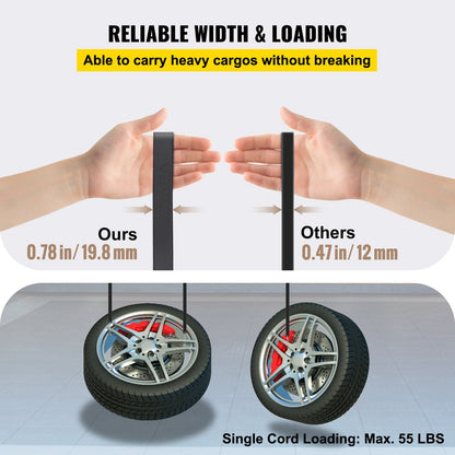 Bungee straps perform reliably in temperatures from minus 77 to 104 degrees Fahrenheit