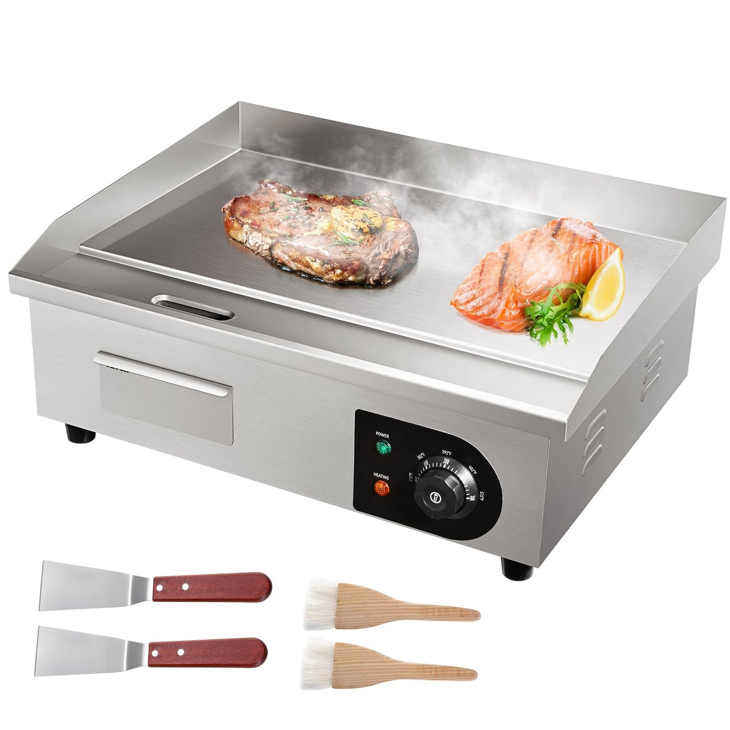 3000W 0.54m Commercial Electric Griddle with Adjustable Temperature Control