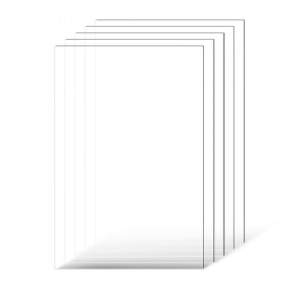 VEVOR 5-Pack PET/Plexiglass Sheets 610 x 914 mm Plastic Sheets 1 mm Thick