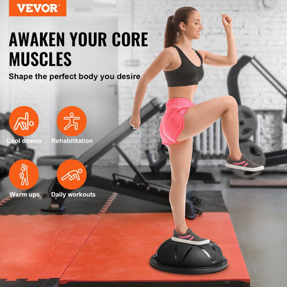Half Balance Ball Trainer, 300 kg Capacity, 0.58 m Diameter, Home Gym Fitness